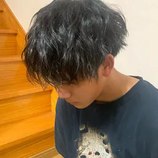 パーマ メンズ 🌀toa/波巻き✨ /メンズパーマ／栄のヘアスタイル