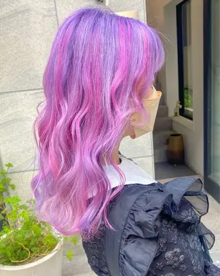 ミディアム カラー Chérie所属・Chérie 渋谷/カラーサロンのヘアスタイル