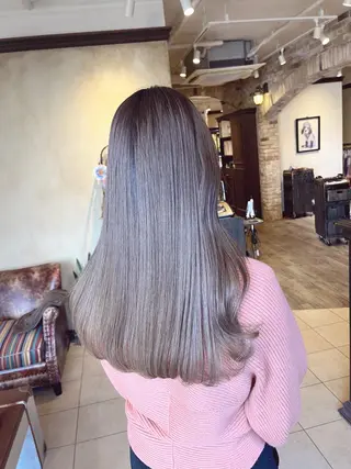 ロング 🧡ミルクティー/ レイヤー🧡ショウナのヘアスタイル