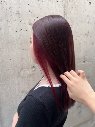 セミロング SOYONなんば所属・難波/ハイトーン特化 🎀MIU🎀のヘアスタイル