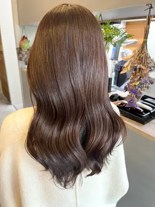 ロング カラー Salon de  COCO所属・Yuka /ツヤカラー✨のヘアスタイル