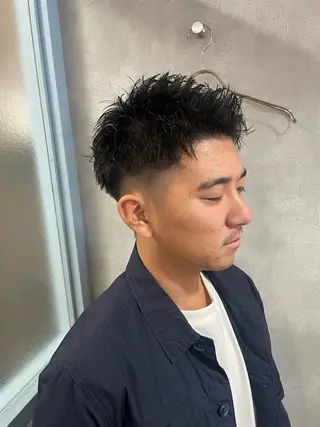 メンズ フリーランスシェアサロンルレイル所属・心斎橋/メンズ /ルレイル/地形真希のヘアスタイル