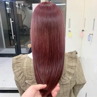 ロング カラー ヘアアレンジ ハイトーン/美髪矯正 🍃大江拓実のヘアスタイル