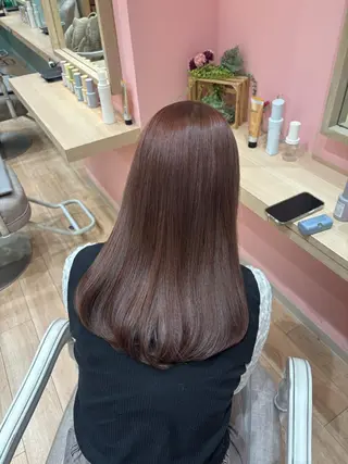 ミディアム 透明感カラー⭐︎ コナツのヘアスタイル