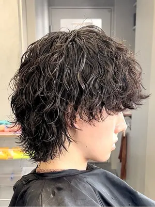 ショート パーマ メンズ 似合わせパーマ🔥 河浪  大智のヘアスタイル