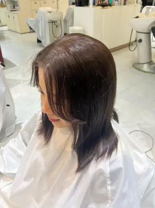 セミロング カットモデル募集 コンドウ ユウヤのヘアスタイル