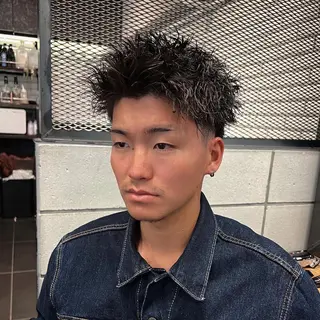 メンズ メンズ特化/パーマ/ メッシュ/竜成のヘアスタイル