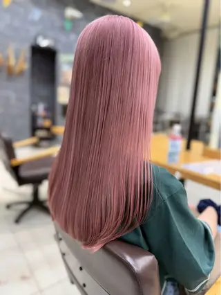ロング カラー 🪼かえで🪼臼井 カラー/縮毛矯正のヘアスタイル