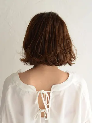 ショート カラー パーマ ショート/ボブ オオタダイスケのヘアスタイル