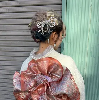 ヘアアレンジ MiRI💜地毛級 エクステ✖似合わせ技のヘアスタイル