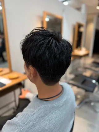 メンズ ダウンパーマ/ニュア ンスパーマ/下田のヘアスタイル