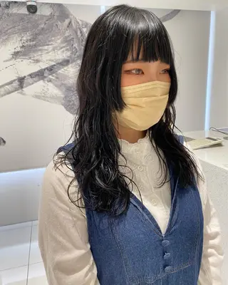 ロング すぎもと さき⚡️ 朝ラク・*パーマのヘアスタイル