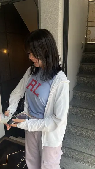 ミディアム カラー 原宿/ケパーマ 🧺ユウマのヘアスタイル