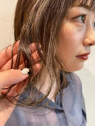 ショート カラー ヘアアレンジ パーマ指名No1 /namiのヘアスタイル