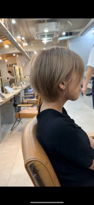 ショート 髪質改善/縮毛矯正/ 似合わせ/山口大輝のヘアスタイル