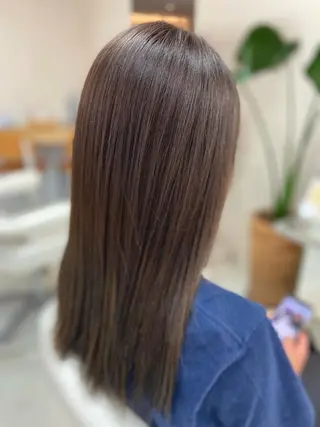 ロング カラー 菊地 美憂のヘアスタイル
