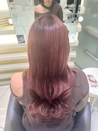 カラー 縮毛矯正/艶髪/ チホリのヘアスタイル