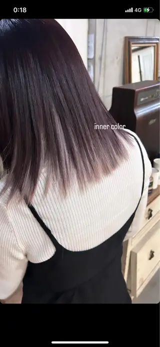 ミディアム カラー ヘアアレンジ メンズ 心斎橋美容室 Junのヘアスタイル