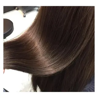ロング カラー ヘアアレンジ 福壽 優奈のヘアスタイル