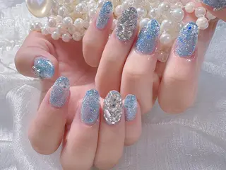 ネイル 💙羽生 彩光💙のネイルデザイン