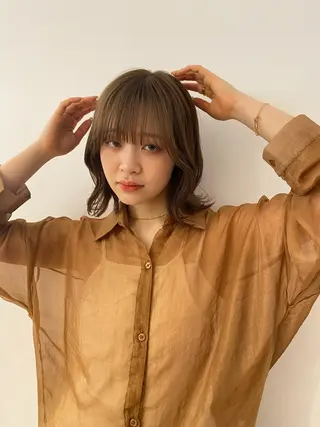 ミディアム カラー 🫶MIYAZATO RAN🫶のヘアスタイル