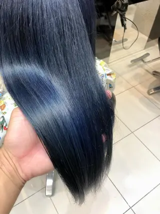 ロング カラー ヘアアレンジ メンズ キッズ Lauburu渋谷 officialのヘアスタイル