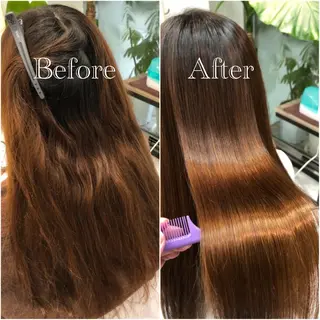 ロング パーマ これた🧸ヘアメ職人 ♡髪質改善♡カラーのヘアスタイル