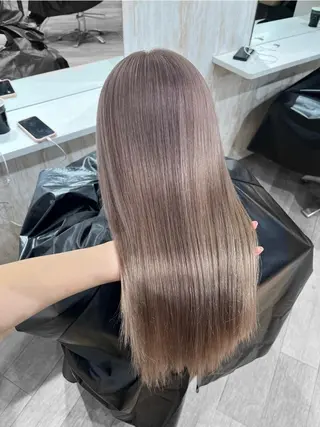 ロング カラー CHAINON所属・🤎HAZUKI🤎 ハイトーン✨のヘアスタイル