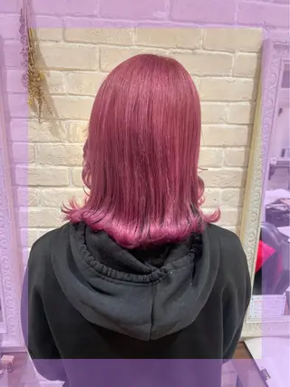 ミディアム カラー ヘアアレンジ ブリーチ♡メンズ マッシュ♡MIUのヘアスタイル