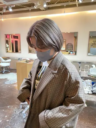 カラー iru所属・mi kiのヘアスタイル