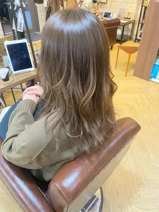 ロング カラー 髪質改善 ヒデのヘアスタイル