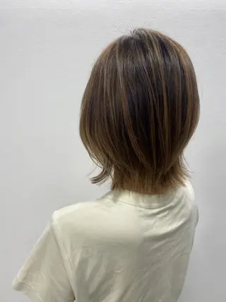 ショート カラー ✴︎ヒラガカナ✴︎ ECLAT HAIRのヘアスタイル