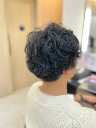 ショート パーマ メンズ トータルビューティー K:R鶴川のヘアスタイル