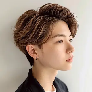 メンズ 川上 遥冬のヘアスタイル