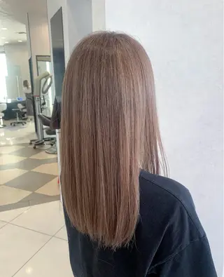 セミロング hair＆makeEARTH前橋店所属・上村 菜月のヘアスタイル