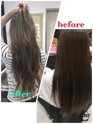 ロング カラー tuki yokohama所属・店長 小池アキトのヘアスタイル