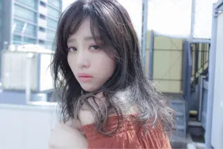 セミロング 永田 崇のヘアスタイル