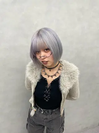 ショート カラー 渡辺春衣 ♡デザインカラーのヘアスタイル