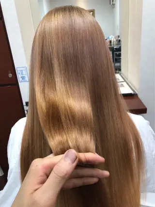 ロング 💎韓国カラー Giness坂下巧のヘアスタイル