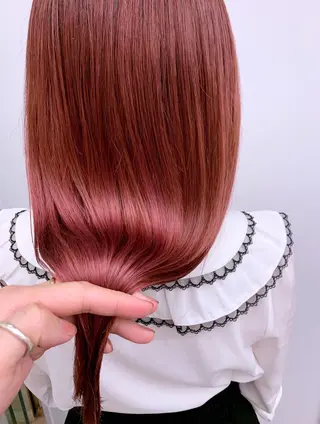 ロング カラー パーマ ヘアアレンジ newi saLyu ネウィ　サリューのヘアスタイル