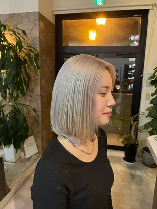 ミディアム カラー Nonet plus けーすけのヘアスタイル