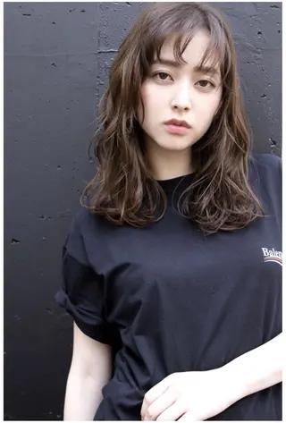 セミロング パーマ sunvalley所属・白髪染め 解決‼️のヘアスタイル