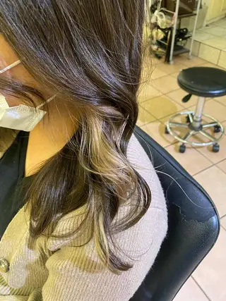セミロング 西岡 あつみ/ 堀江美容室のヘアスタイル
