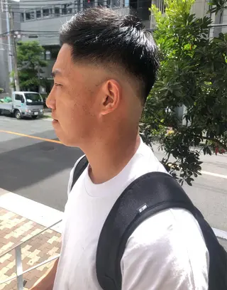 ショート メンズ特化美容師 ハスイルイのヘアスタイル