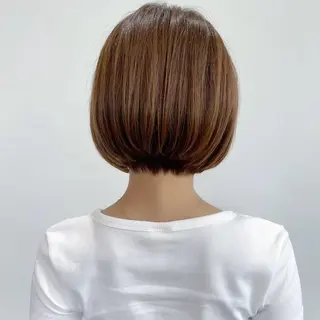 ショート ボブ/ショートボブ/ 岡山駅/別曽遥也のヘアスタイル