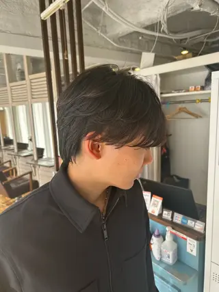 ショート パーマ CECIL hair なんば店所属・メンズパーマ 艶髪☆店長☆有馬のヘアスタイル