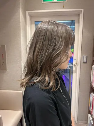 セミロング カラー dogstar小林諒 レイヤー/パーマのヘアスタイル