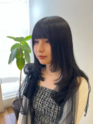 ミディアム anon所属・田中 結月のヘアスタイル