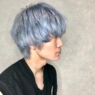 ショート カラー 🇰🇷カルマパーマ kaito🇰🇷のヘアスタイル