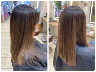 セミロング 白髪ぼかしハイライト 着付けヘアアレンジのその他イメージ